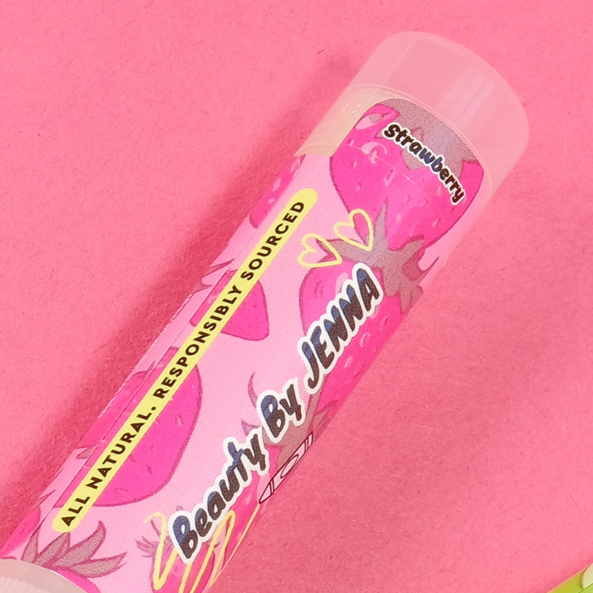 Strawberry Lip Balm: 3 Pack