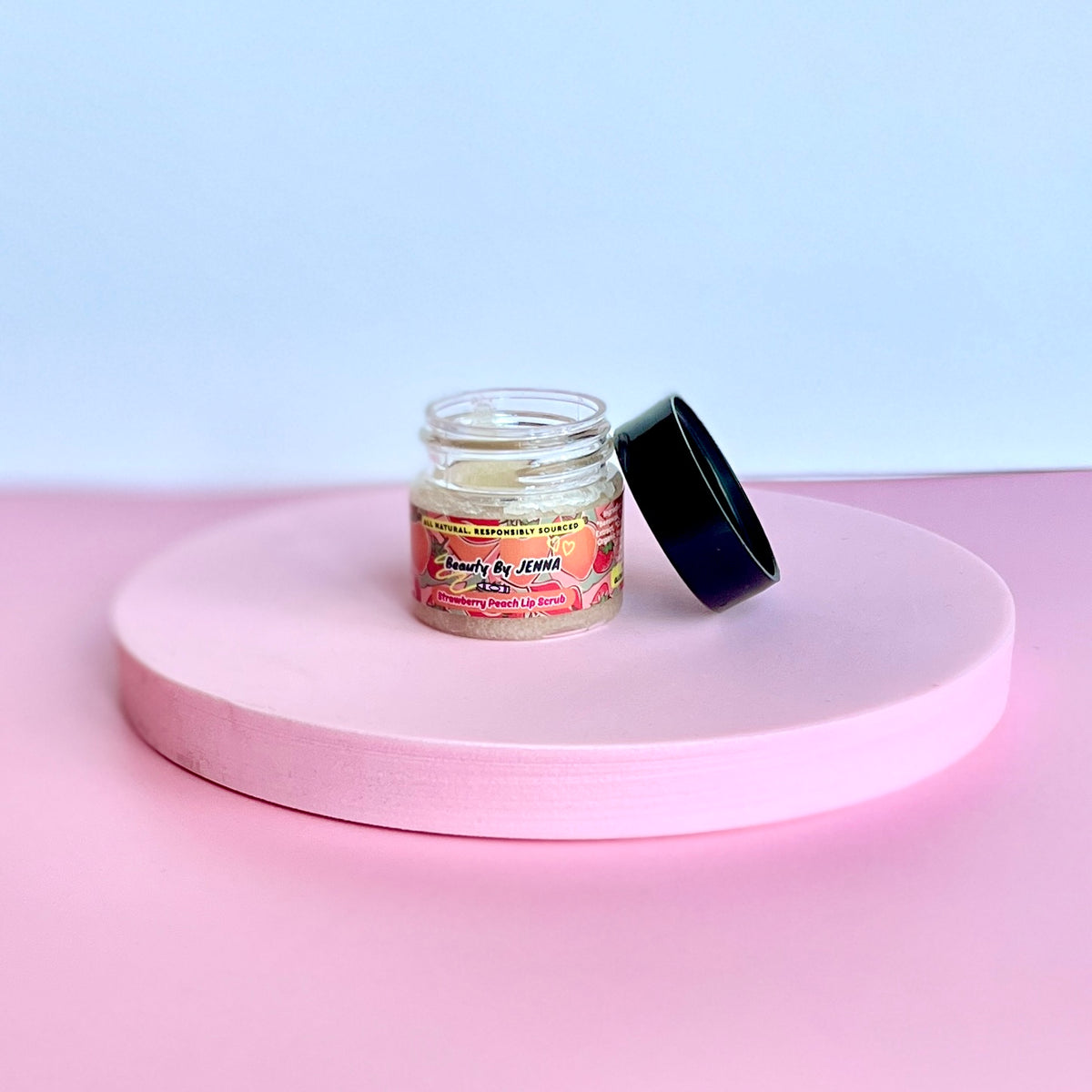Organic Strawberry Peach Lip Scrub
