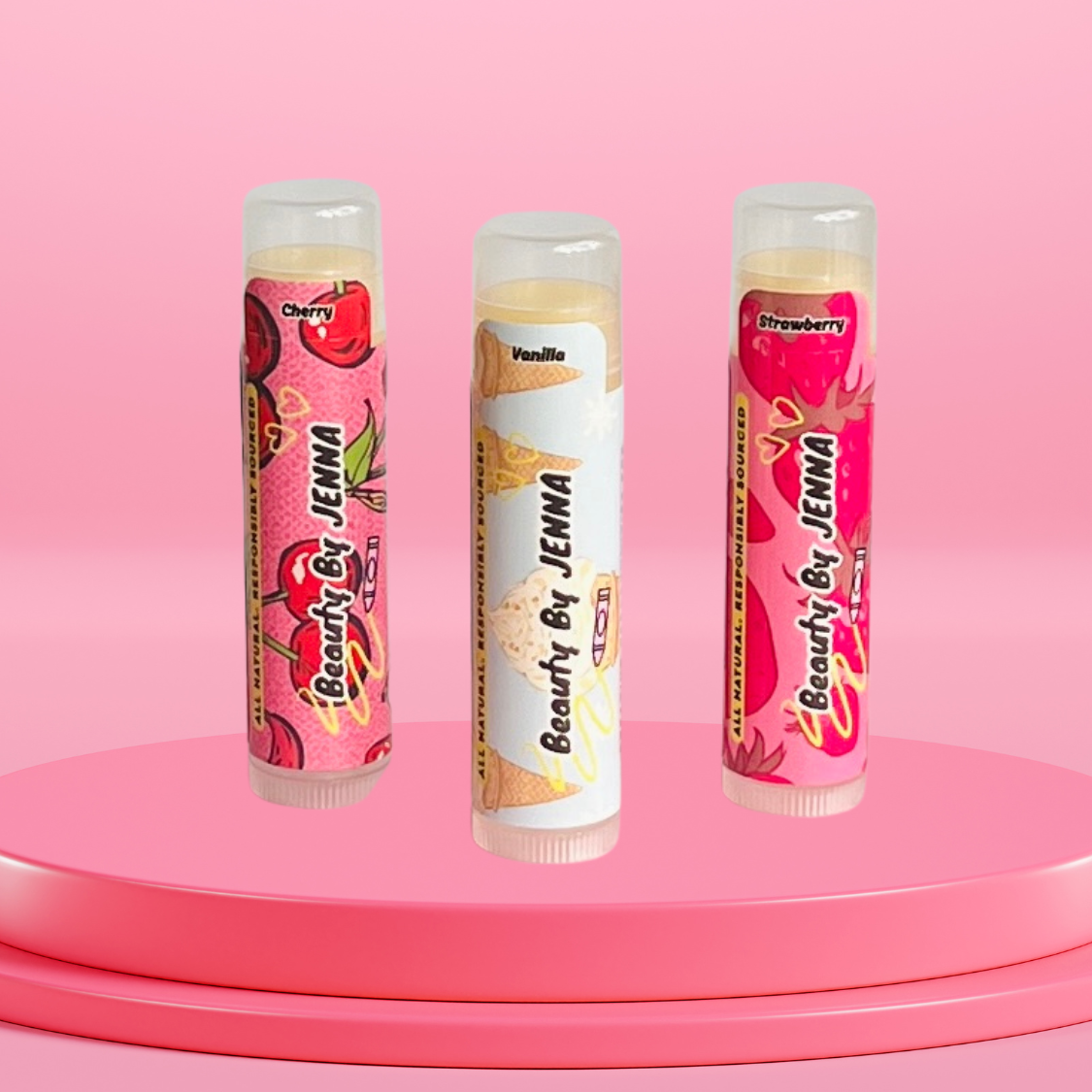 Flavored Lip Balm Trio